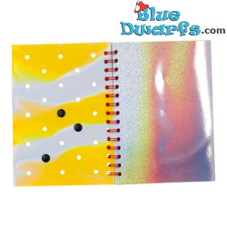 Cuaderno A5 de silicona Snoopy y Woodstock con colgante - Merchandising de Snoopy - Peanuts - 80 páginas