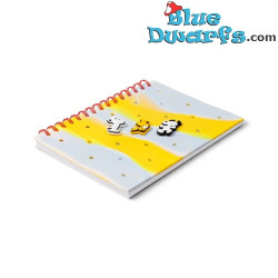Cuaderno A5 de silicona Snoopy y Woodstock con colgante - Merchandising de Snoopy - Peanuts - 80 páginas