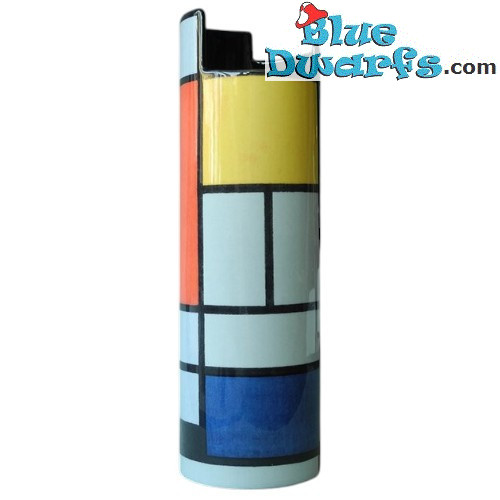 Vaso in Ceramica Composition – Piet Mondriaan – Collezione Vasi – Parastone – 25 x 7 cm
