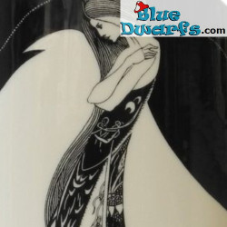 Vaso in Ceramica Lady in Long Dress – Aubrey Vincent Beardsley – Collezione Vasi – Parastone – 26 x 10 cm
