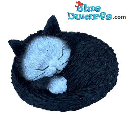 Chaton qui fait la sieste - Figurine Chat Dubout - Parastone - 4 cm
