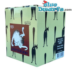 De Grote Wasbeurt – Dubout Kat Beeldje – Parastone – 6,5 cm
