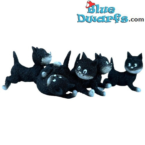 Folge mir - Dubout Katzenfigur - Parastone - 11 + 1.5 cm