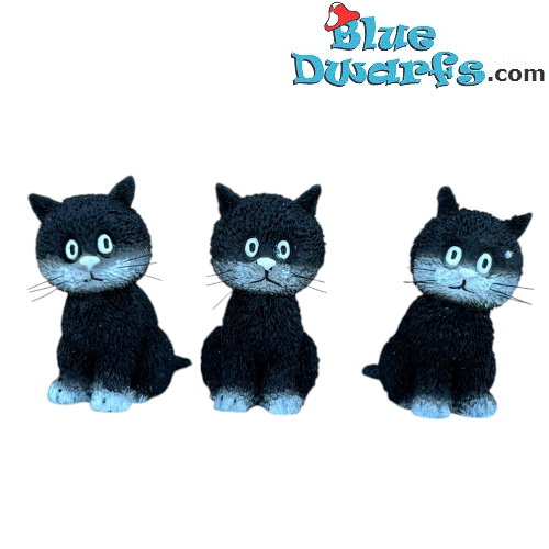 L’Alignement (extra) – Figurine Chat Dubout – Parastone – 4 cm