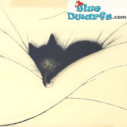 Shadowbox – Gros Dodo – Katten dutje - Dubout kat - Parastone - 33 x 33 cm
