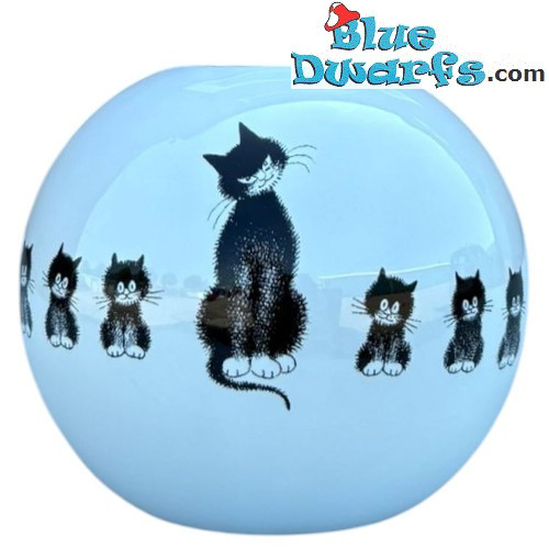 Vase sphérique Dubout – Chats en L’alignement – Chat Dubout – Parastone – 11 cm
