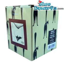Portacandela sferico Dubout – Gros Dodo – Pisolino del gatto – Gatto Dubout – Parastone – 6 cm