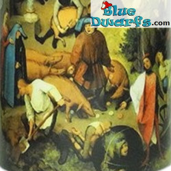 I proverbi fiamminghi – Vaso in ceramica - Pieter Bruegel il Vecchio - Collezione di vasi - Parastone - 20 x 7,5 cm