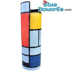 Vaso in Ceramica Composition – Piet Mondriaan – Collezione Vasi – Parastone – 25 x 7 cm