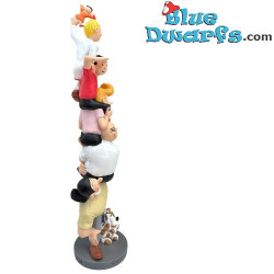 Stapel Karakters Toren - Suske en Wiske Beeldje - Parastone - 36 cm