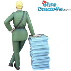 Blake e Mortimer e la loro pila di albi – Blake & Mortimer – Statuetta in resina – Plastoy – 25 cm