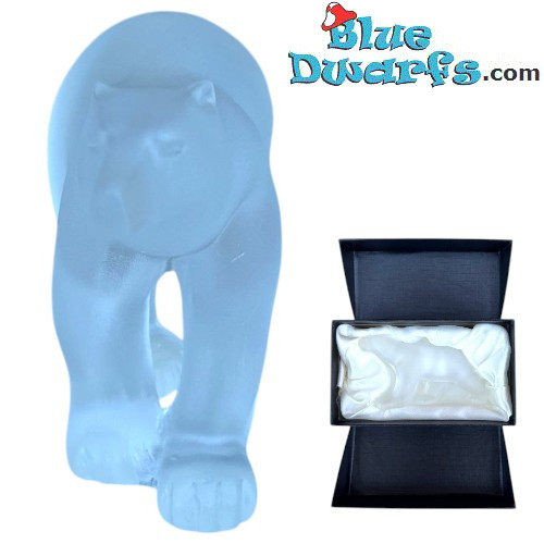 White Bear - Ours Blanc - François Pompon Collection Statue - Pocket Art - Acrylic crystal - Parastone - 6 x 11 cm
