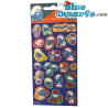 Hoja de Pegatinas de Los Pitufos - Merchandising de Los Pitufos - 10 x 24 cm