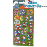 De Smurfen Stickervel - Laserstickers - De Smurfen Merchandise - 10 x 24 cm
