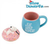 Snoopy on a Donut Mug - Eat, Sleep, Repeat - Snoopy Merchandise - Peanuts - 500 ml