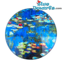 Quattro sottobicchieri con famosi dipinti di Monet - Collezione Claude Monet - Parastone - 10 cm
