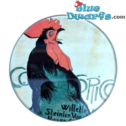 Four coasters featuring Toulouse Lautrec Famous Posters - Toulouse Lautrec Collection - Parastone - 10 cm