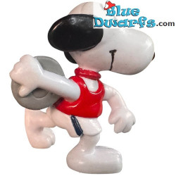 Discuswerper peanuts/ Snoopy Schleich speelfiguurtje (+/- 6cm)