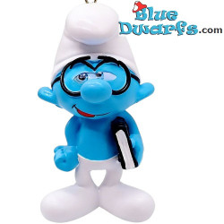 Brainy Smurf with a book – The Smurfs Christmas 3D Tree Ornament – Polyresin - 8,5 x 6 cm