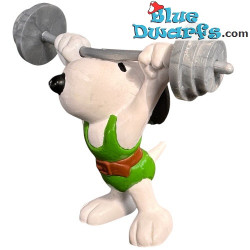 Snoopy gewichtheffer - Peanuts - Snoopy Beeldje - 22393
