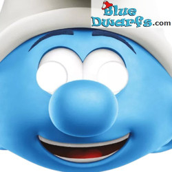 6 Smurf Face Mask Set - The smurfs Birthday Party Items - 16 x 23,5 cm