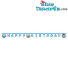 Guirnalda "Happy Birthday" de los Pitufos - Artículos para Fiesta de Cumpleaños de los Pitufos - 2 m