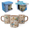 Lot de 5 mugs Les Schtroumpfs – Mugs en céramique Les Schtroumpfs – Accessoires de cuisine Les Schtroumpfs – 350 ml