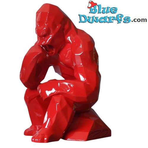 Kong in Thinker pose - Richard Orlinski Collection Statue - Parastone - 23 cm