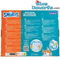 The Smurfs Magnetic Multicoloured Drawing Board with Accessories – Lexibook - 33 x 26 cm