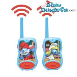 Papá Pitufo y Pitufina – Walkie-talkies de Los Pitufos – Alcance de hasta 200 m – Lexibook