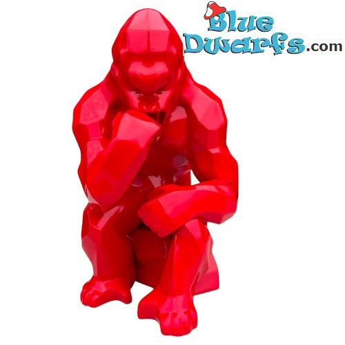 Kong en pose du Penseur – Statue Collection Richard Orlinski – Parastone – 23 cm