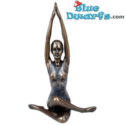 Femme en position de yoga Surya Namaskar – Salutation au Soleil – Body Talk Yoga - Collection d’Art en Bronze - Parastone
