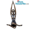 Donna in posizione yoga Surya Namaskar – Saluto al Sole – Body Talk Yoga - Collezione d’Arte in Bronzo - Parastone