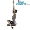 Frau in Yoga-Position Surya Namaskar – Sonnengruß – Body Talk Yoga - Bronze-Kunstkollektion - Parastone