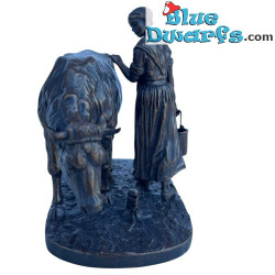 Milkmaid with Cow - Les Animaliers - Isidore Jules Bonheur Collection Figurine -  Parastone - 14 cm