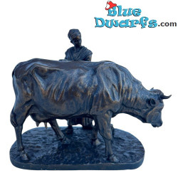 Laitière avec vache – Les Animaliers – Figurine de la collection Isidore Jules Bonheur – Parastone – 14 cm