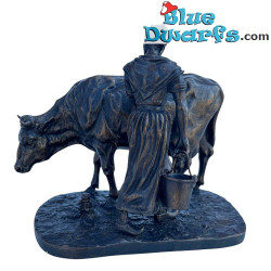 Laitière avec vache – Les Animaliers – Figurine de la collection Isidore Jules Bonheur – Parastone – 14 cm