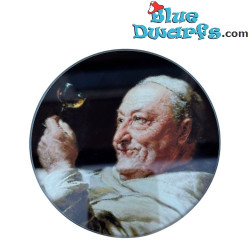 Four coasters featuring priests drinking - Eduard von Grützner Collection - Parastone - 10 cm