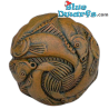 Sfera con pesci - Statua della collezione Maurits Cornelis Escher - Pocket Art - Parastone - 6 cm