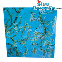 Fermacarte cubico Fioritura di Van Gogh – Vincent van Gogh – Collezione QB-Art – Parastone – 6 cm