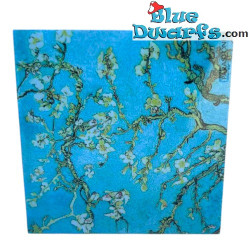 Van Goghs Bloesem kubisch presse-papier – Vincent van Gogh – QB-Art Collectie – Parastone – 6 cm