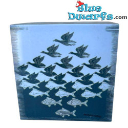 Air and Water Cubic Paper Weight - Maurits Cornelis Escher - QB-Art Collection - Parastone - 6 cm