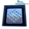 Presse-papiers cubique Air and Water – Maurits Cornelis Escher – Collection QB-Art – Parastone – 6 cm