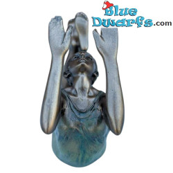Vrouw in yogahouding Vrischikasana – Body Talk Yoga - Bronzen Kunstcollectie - Parastone - 14 cm