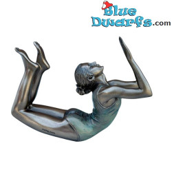 Woman in Yoga Position Vrischikasana – Body Talk Yoga - Bronze Art Collection - Parastone - 14 cm