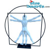 El Hombre de Vitruvio - Blanco - Estatua de la Colección Leonardo da Vinci - Parastone - 22 cm