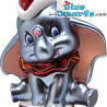 Glänzender Dumbo mit Weihnachtsmütze – Disney Weihnachtsbaumschmuck aus Glas – 15 cm