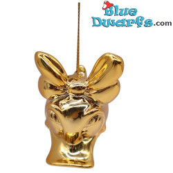 Daisy Duck Gold Head – Mickey & Friends – Disney Christmas 3D Tree Ornament – Polyresin