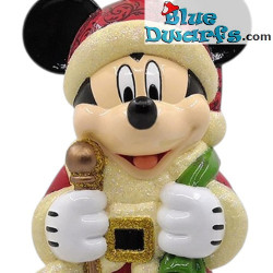 Micky als der Weihnachtsmann – Micky & Freunde – Disney Weihnachtsbaumschmuck aus Glas – 18 x 9,5 cm