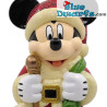 Mickey as Santa Claus – Mickey & Friends – Disney Christmas Glass Tree Ornament – 18 x 9,5 cm